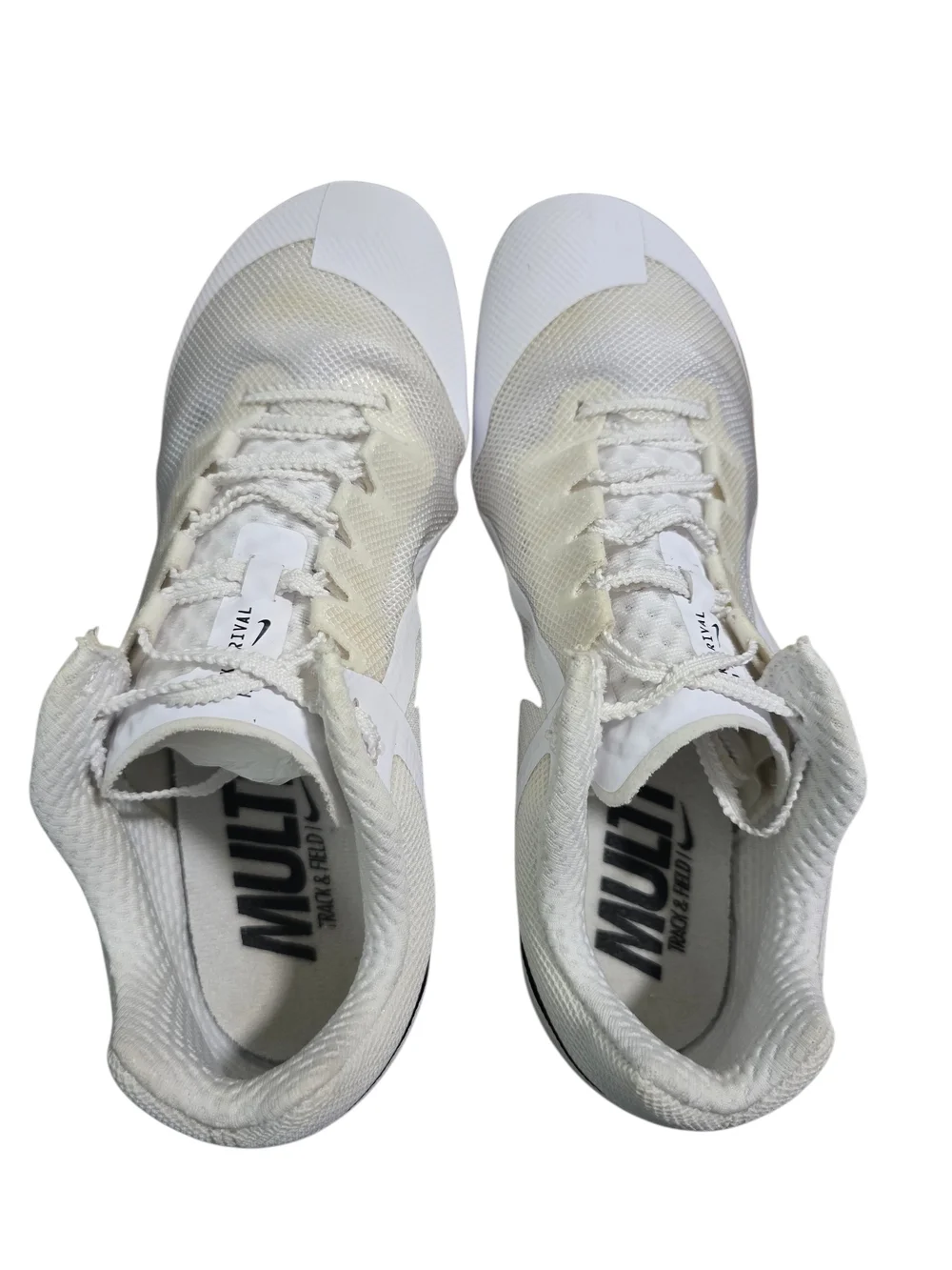 Nike Rival Milti Track & Field Men’s White Athletic Mesh Spike Sneakers Size 7